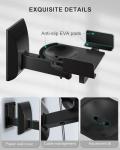 Adjustable Wall Mounts for Large Speakers - Black