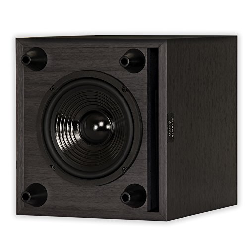 Acoustic Audio PSW-6 Down Firing Powered Subwoofer (Black)