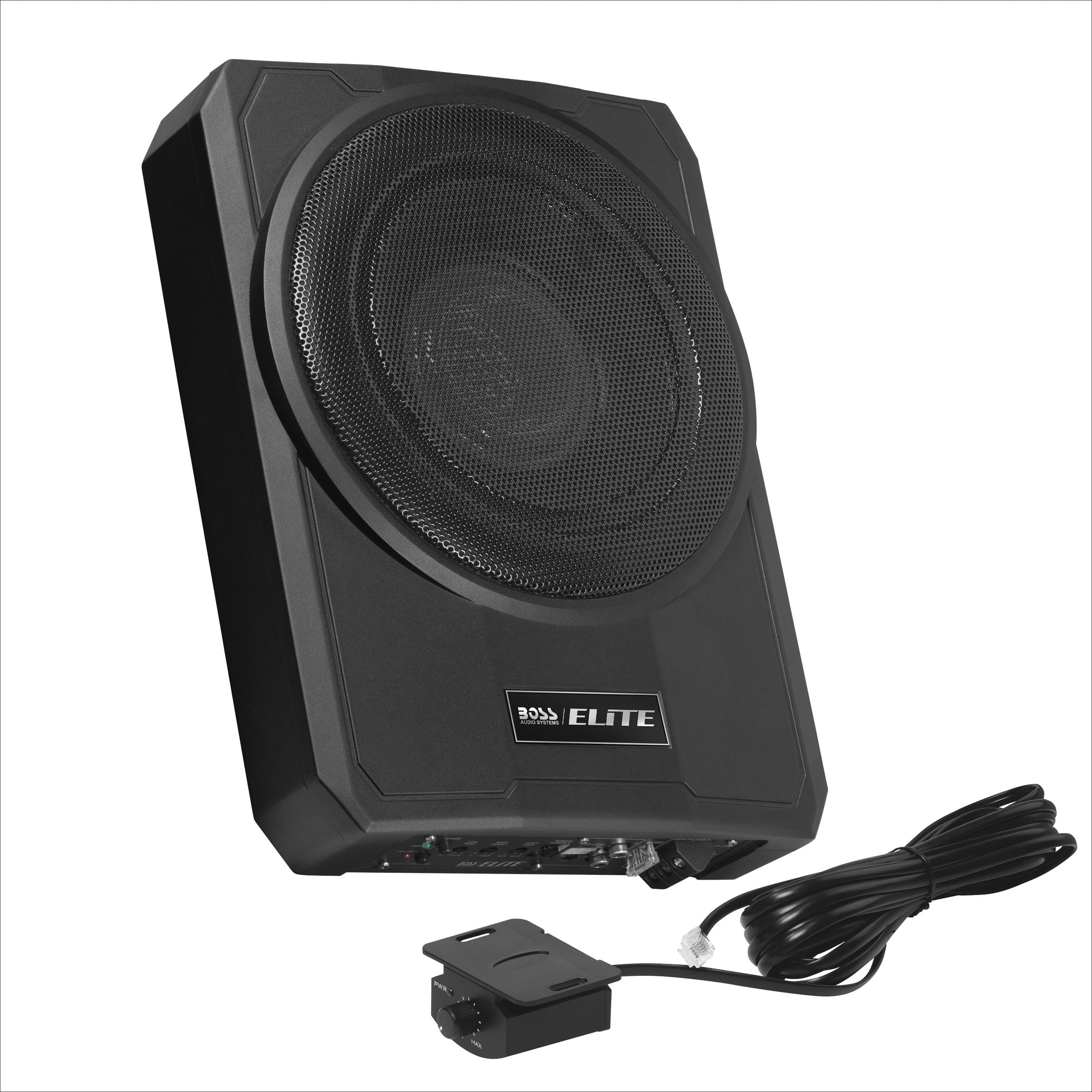 10" Low-Profile Car Subwoofer with Amplifier