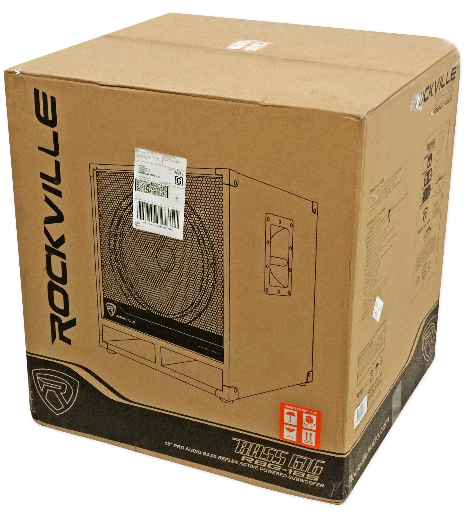 Rockville RBG18S 18" Powered Subwoofer with DSP
