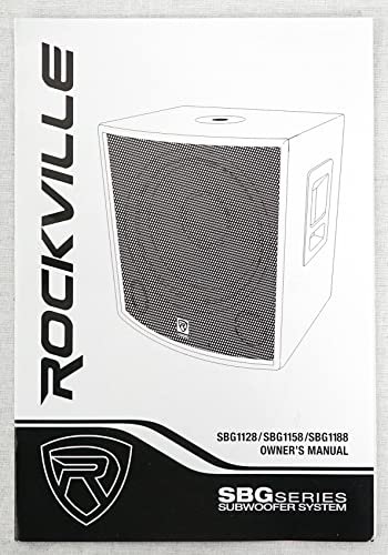 Rockville SBG1128 12" Pro DJ Subwoofers (2)