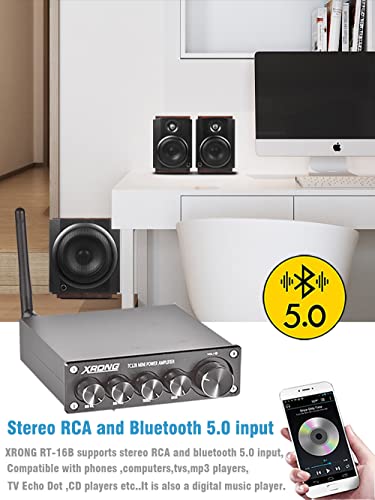 Wireless Audio Subwoofer Amplifier with Bluetooth 5.0