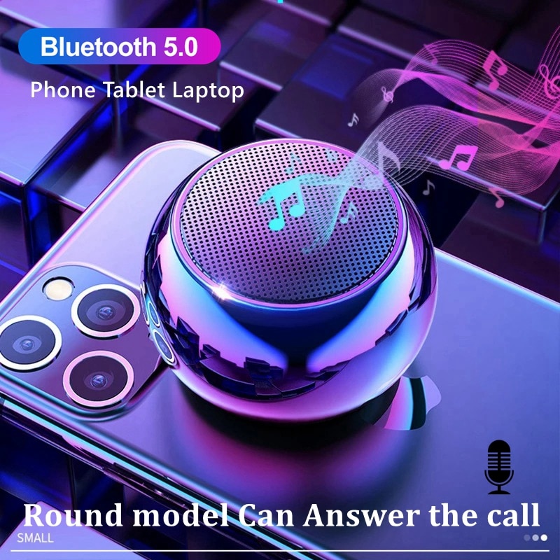 Compact Bluetooth Speaker with TWS and Mic