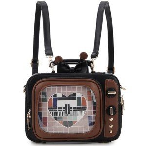Retro TV Shaped Ita Bag for Enamel Pins