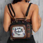 Retro TV Shaped Ita Bag for Enamel Pins