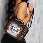 Retro TV Shaped Ita Bag for Enamel Pins