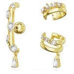 Swarovski Imber Gold-Tone Ear Cuff Set of 3