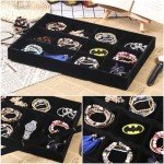 Large Velvet Jewelry Organizer Trays – 4 Pieces