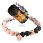 Lava Rock Beaded Bracelet for Essential Oils