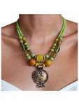 Boho Chunky Tribal Necklace for Women