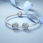 March Birthstone Charms for Pandora Bracelets