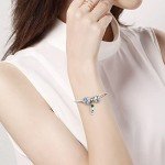 March Birthstone Charms for Pandora Bracelets