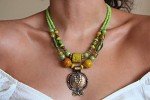Boho Chunky Tribal Necklace for Women
