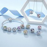 March Birthstone Charms for Pandora Bracelets