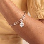 Alex and Ani Love You Daughter Bangle Bracelet