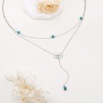 Turquoise Evil Eye Layered Necklace for Women