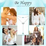 Turquoise Evil Eye Layered Necklace for Women