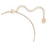 Swarovski Rose Gold Pendant Necklace with Pearls & Crystals