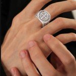 St. Benedict Sterling Silver Pinky Signet Ring