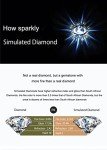 Elongated Oval Cut Simulated Diamond Engagement Ring