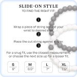 Black & White Lokai Bracelets for Couples & Friends