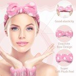 Colorful Spa Headband and Wristband Set for Women