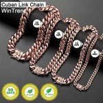 Cuban Link Chain Necklace/Bracelet in Rose Gold