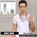 Cuban Link Chain Necklace/Bracelet in Rose Gold