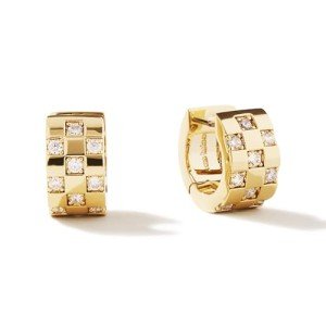 Ana Luisa Eden Gold Chunky Huggie Hoop Earrings