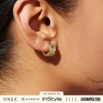 Ana Luisa Eden Gold Chunky Huggie Hoop Earrings