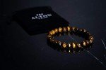 Men's Premium Beaded Bracelet with Onyx & Tiger’s Eye