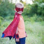 Spider Cape Set with Mask & Wristbands for Kids