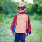 Spider Cape Set with Mask & Wristbands for Kids