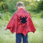Spider Cape Set with Mask & Wristbands for Kids