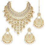 Aheli Elegant Faux Kundan Choker Necklace Set