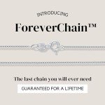 KISPER 16" Sterling Silver Box Link Necklace