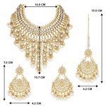 Aheli Elegant Faux Kundan Choker Necklace Set