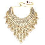 Aheli Elegant Faux Kundan Choker Necklace Set