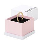 PANDORA Halo Sparkle Hearts Ring in 14k Gold