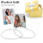 Sterling Silver Stretch Charm Bracelets for Women