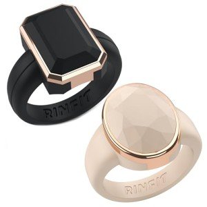 Emerald Silicone Engagement Rings for Women - Size 7