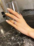 2 Ct Round Cut Halo Zircon Engagement Ring