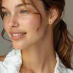 Trendy 14K Gold Minimalist Ear Cuff Earrings