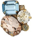 Coastal Mist Crystal Clip-On Earrings by Sorrelli