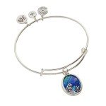 Alex and Ani Shiny Silver Mermaid Charm Bracelet
