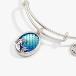 Alex and Ani Shiny Silver Mermaid Charm Bracelet