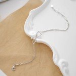 Stylish Silver Nurse Stethoscope Charm Bracelet