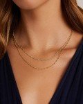 Gorjana Capri 18K Gold Plated Layer Necklace