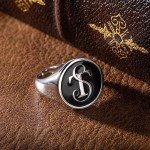 Custom Stacked Initials Signet Rings for Everyone