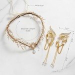 Fairy Flower Crown Headband with Elf Ears